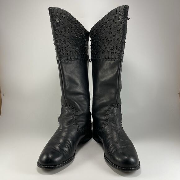 Corral Charlie Riding Boot Womens Size 8 M Indie Spirit Black Western Cowgirl - Picture 2 of 10